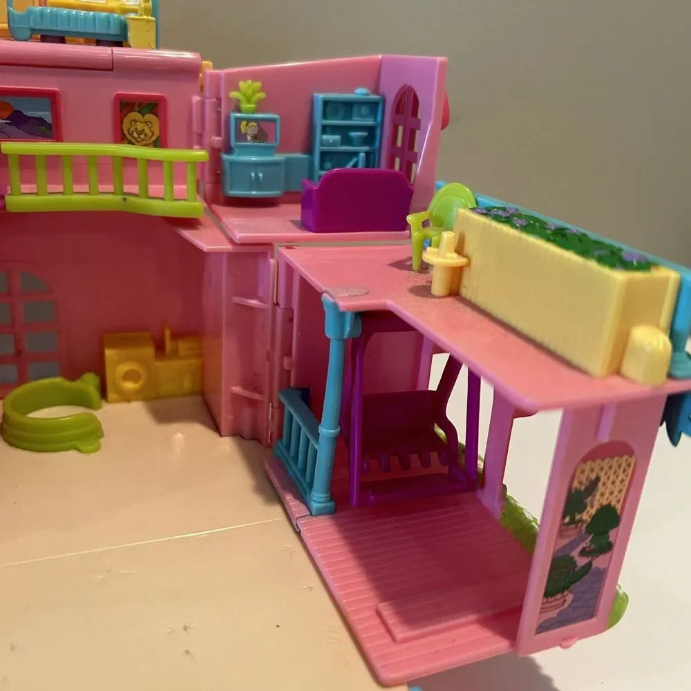2000 Mattel Polly Pocket Pet Land Hacienda Ranch House Vintage Mattel No Figures
